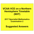 Detailed answers 2017 VCAA VCE NHT Specialist Mathematics Examination 2